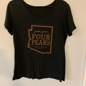 Four Peaks AZ State logo flowy tee